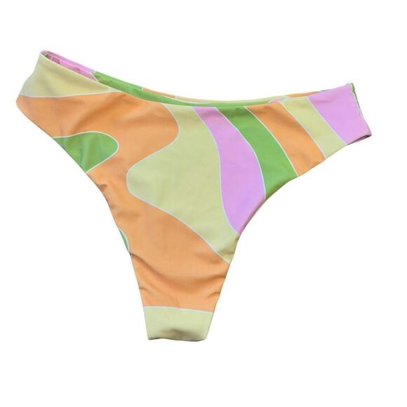 Aurelle Colorful Push Up Underwire Cheeky Bikini Womens S Hippie Beach Swim Suit - Picture 8 of 14